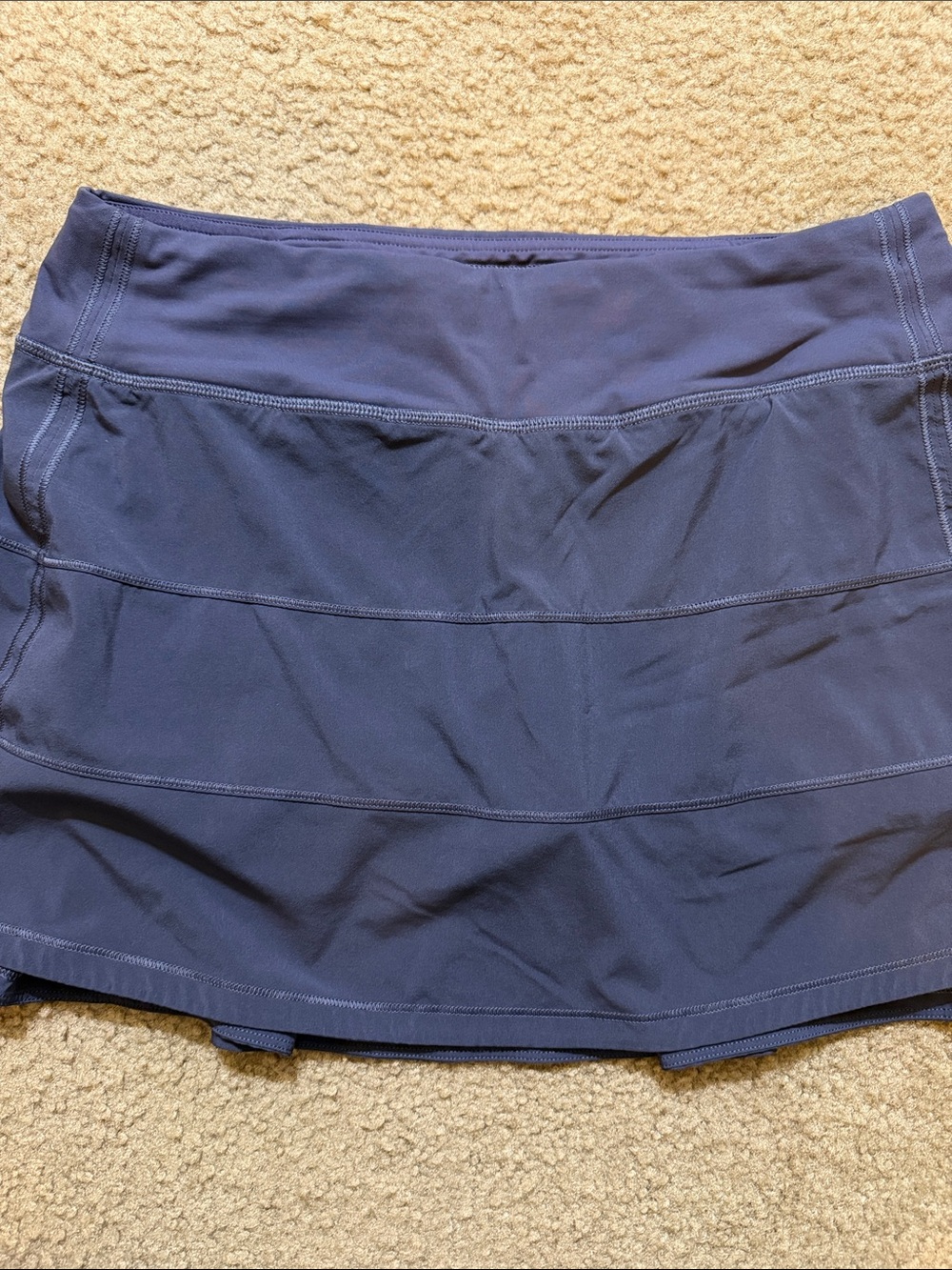 LULULEMON Pace Rival 15" Skirt 14 True Navy Run Gym